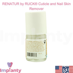RENATUR by RUCK® Vegan Cuticle Remover 10ml Gentle Nail Skin Softener Grooming