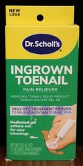 NEW Dr. Scholl’s Ingrown Toenail Pain Reliever Medicated Gel Exp 06/27