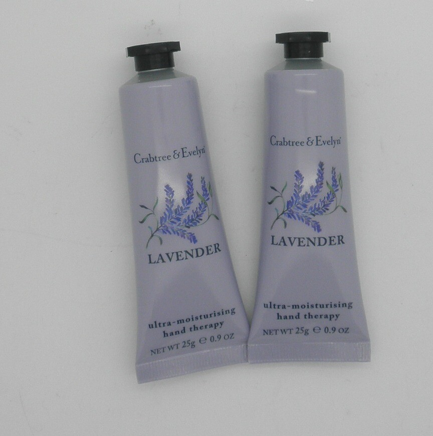 CRABTREE & EVELYN Lavender Purse Size Hand Therapy – LOT OF 2 0.9 oz