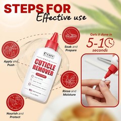 Professional Cuticle Remover 2oz – Rapid Gel, Hydrating Aloe, Almond Oil Formula