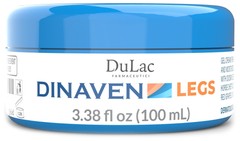 Dulac, Dinaven Legs Gel Cream, Cooling & 3.38 Fl Oz (Pack of 1), Neutral