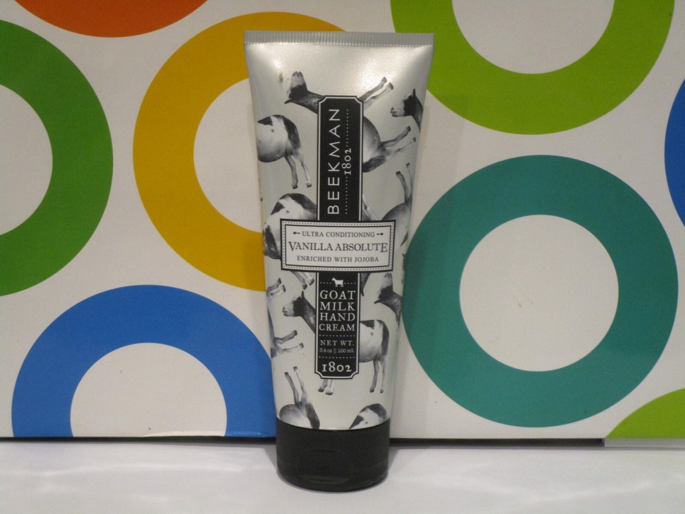 BEEKMAN 1802 ~ VANILLA ABSOLUTE GOAT MILK HAND CREAM ~ 3.4 OZ