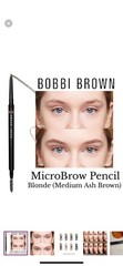 Bobbi Brown Micro Eye Brow Pencil #1 Blonde 0.002 Oz New In Box Eyebrow