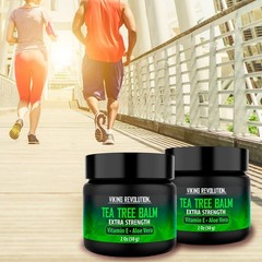 Viking Revolution Tea Tree Oil Cream – Super Balm 2 Ounce (Pack of 2)