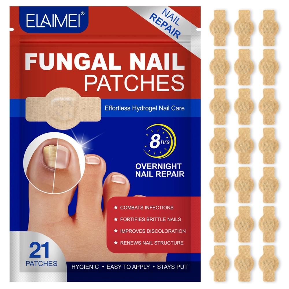 21PCS Nail Fungus Treatment For Toenails Nail Repair & Fungal Treatment Patches