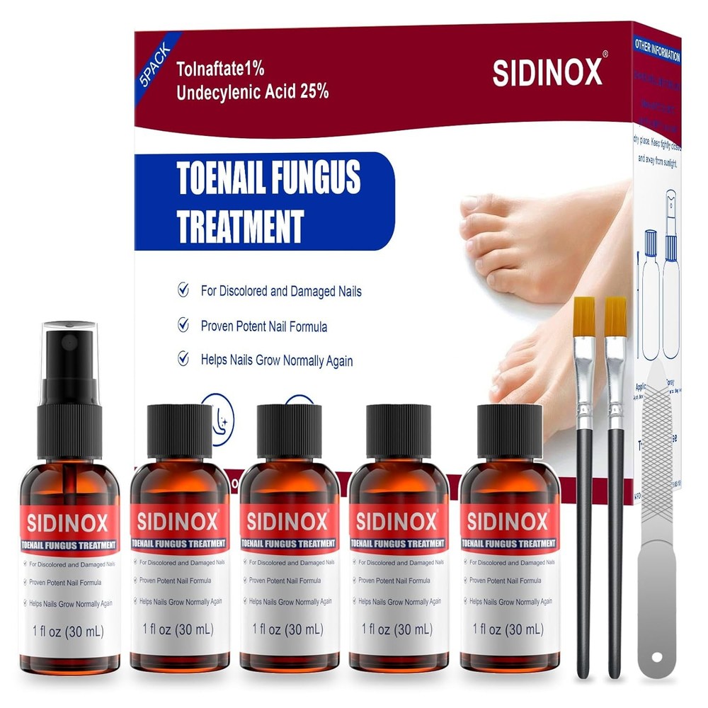 Toenail Fungus Treatment, Treatment Extra Strength with 1 Fl Oz (Pack of 5)