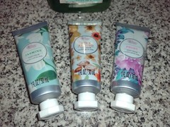 Hand Cream Set -Pack of 3 Hand Cream. Shea Almond, Jasmine, Peony & 1 Foam Bath