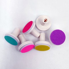 10pcs Abrasive Paper Baby Nail File Pads Nail Grinding Heads Infant