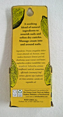 Burt’s Bees Lemon Butter Cuticle Cream W/ Nourishing Vitamin E ~ 0.6 Oz ~ NEW