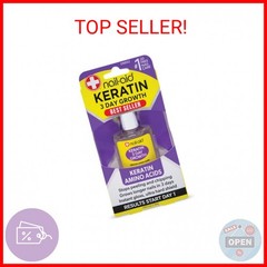 Nail-Aid Keratin 3 Day Growth Nail Treatment & Strengthener, Clear, 0.55 Fl Oz