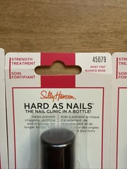 Sally Hansen Hard As Nails Rosy Tint Strength Treatment 3 Pack 45079 Protect