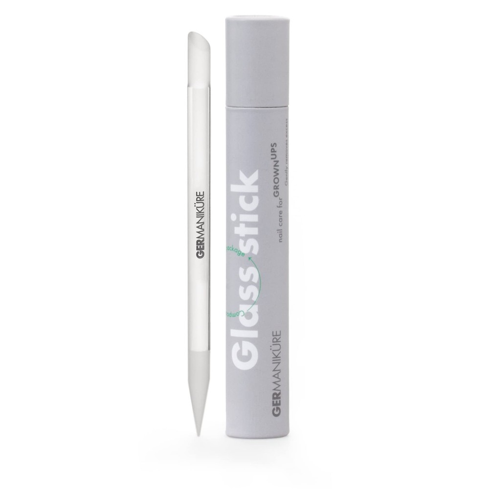 GERMANIKURE Clear Glass Cuticle Stick – No Sleeve – Ethically Made