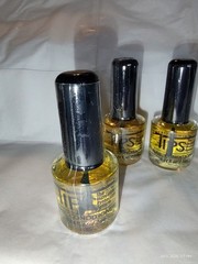 3 Bottles Tips Nail & Cuticle Strengthening Conditioner Treatment 0.24oz Sealed