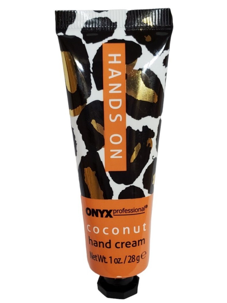 ONYX Hands On COCONUT TRAVEL PURSE SIZE Profesional Hand Cream Lotion 1.0 oz