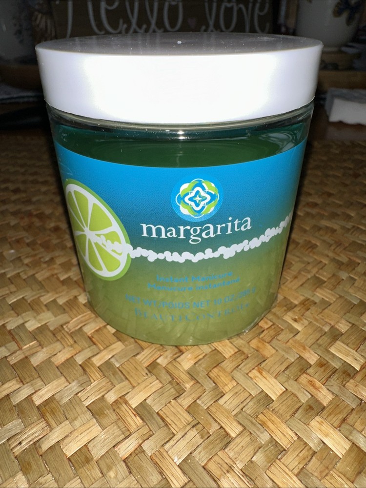 New Sealed BeautiControl 10oz Jar Margarita Instant Manicure