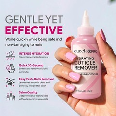 Pro Hydrating Cuticle Remover 4 fl oz – Professional Fast-Acting Cuticle Soft…