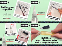 Nail Care Headquarters Refillable Holographic Cuticle Oil Pen for Nails – Empty