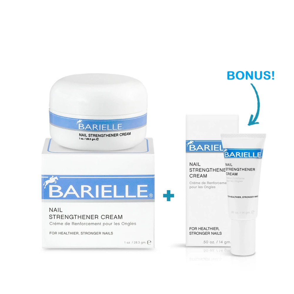 Barielle Nail Strengthener Cream 1 oz. with Bonus .5oz. Travel Size