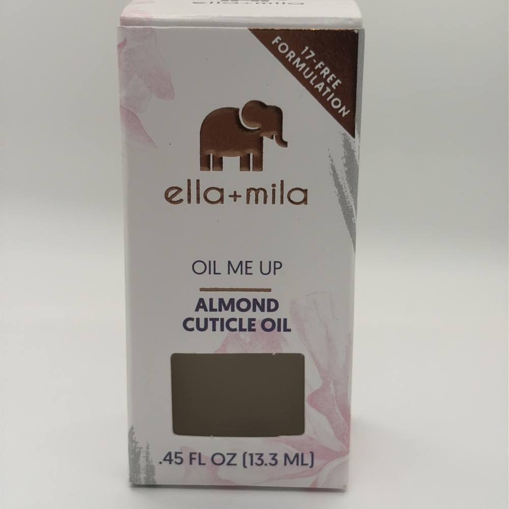 Ella + Mila – Oil Me Up Almond Cuticle Oil for Fingernails 0.45 fl oz. T4