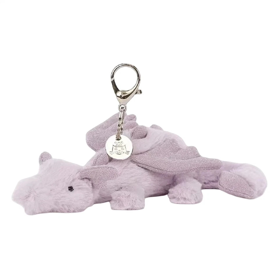 30 cm Dragon Bag Charm Keychain Soft Plush Toy NWT Cartoon Keychain