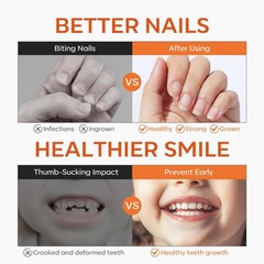 modelones Nail Biting Prevention for Kids 0.1 Fl Oz (Pack of 1), Pink Modern