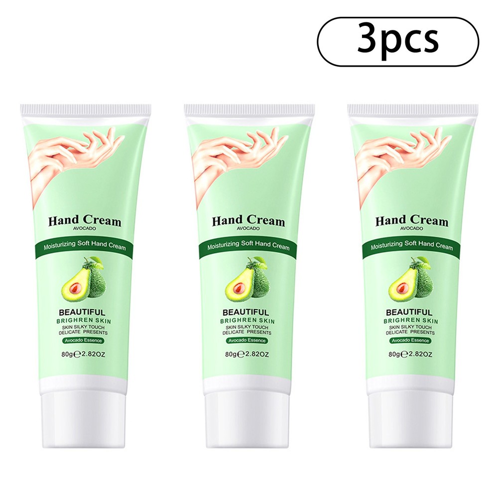 3Pcs Hand Cream Brighten Hand Skin Tone Hand Lotion Soothing Skin 80g/pc