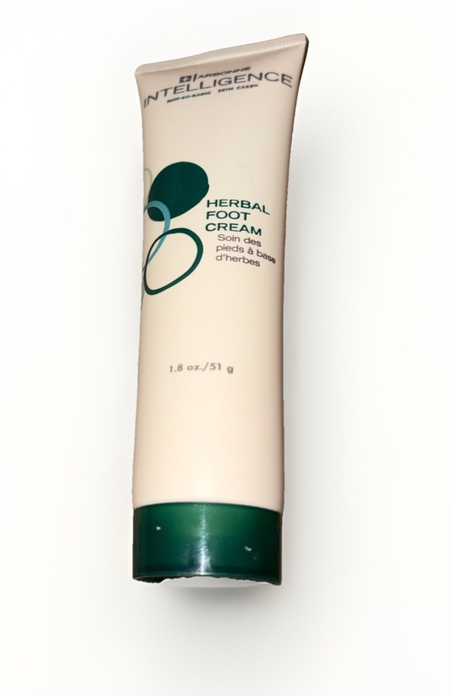 SEALED Arbonne Intelligence Skin Care HERBAL FOOT CREAM 1.8 oz