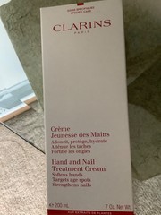 NIB Clarins Hand And Nail Treatment Professional Size 7oz