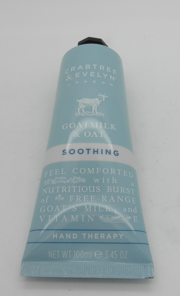 CRABTREE & EVELYN Goatmilk & Oat Soothing Hand Cream Therapy 3.45 oz No Box