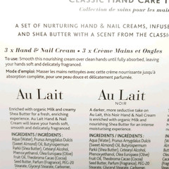 The Scottish Fine Soaps Au Lait Classic Care Trio Hand & Nail Cream 3 x 2.5fl oz