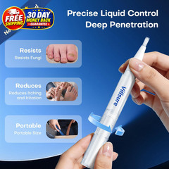 Toenail Fungus Pen – 1 Count (Pack of 5), White