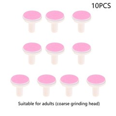10pcs Abrasive Paper Baby Nail File Pads Nail Grinding Heads Infant