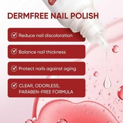 DERMFREE Toenail Treatment,Gentle Formula, 0.5 Fl Oz (Pack of 2), red