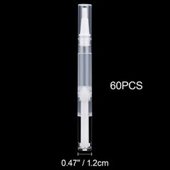 10 Pack Nail Oil Pen Cuticle Oil Pen with Brush Tip Lip Gloss Tubes Brush