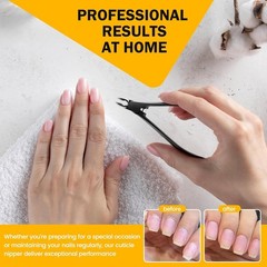 Cuticle Cutters for Nails – Precis Half Jaw Cuticle Clippers,