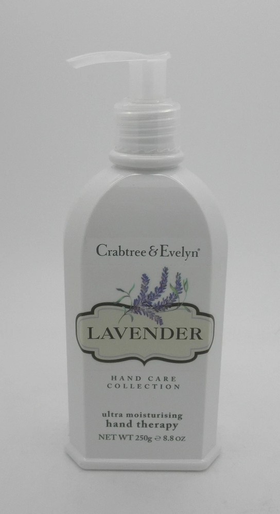 CRABTREE & EVELYN LAVENDER ULTRA MOISTURIZING HAND THERAPY 8.8 oz PUMP