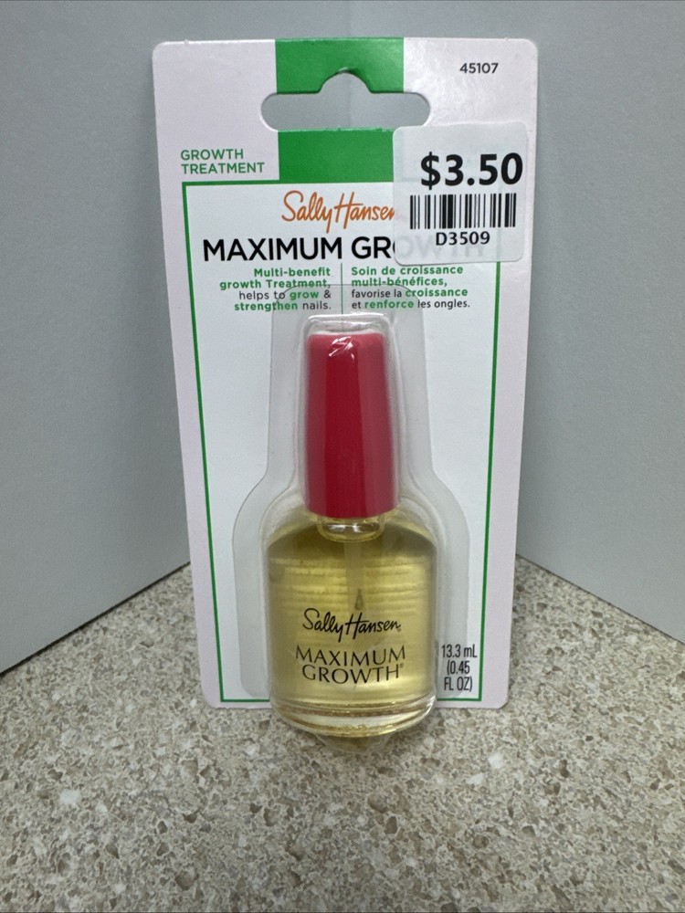 Sally Hansen Maximum Growth Treatment for Nails 45107 New in package 0.45oz