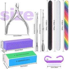 Double Sided Rectangular Nail File and Buffer, Buffer Blo Spon