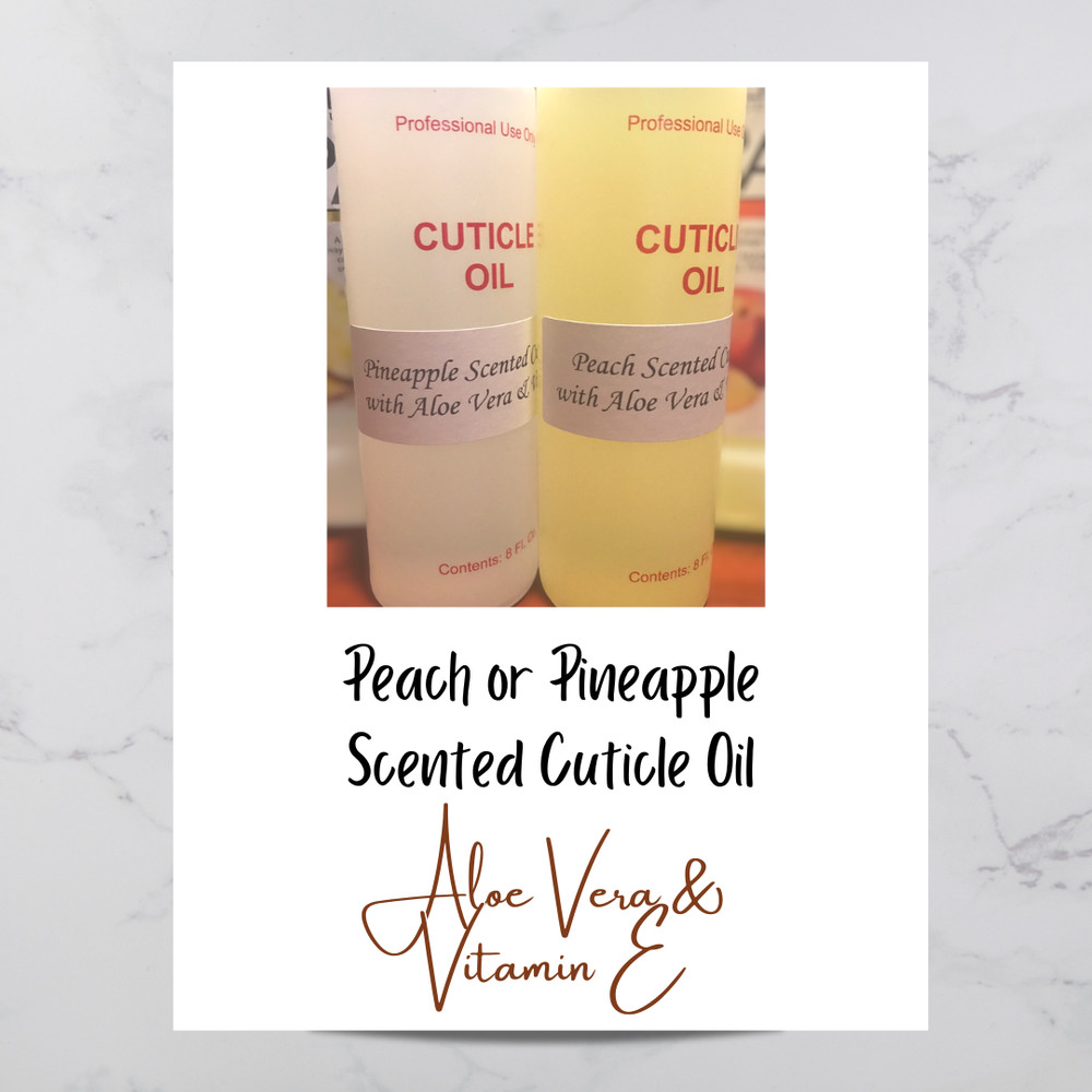 Scented Cuticle Oil. 8oz. Free Cuticle Bottle with the Purchase of 2.