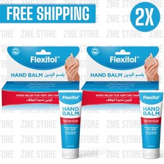 2X Flexitol Hand Balm Rapid Relief For Very Dry Hand 56g (2oz )
