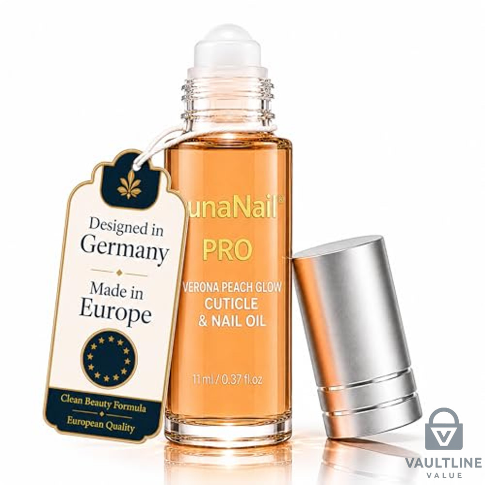LunaNail Verona Peach Glow Cuticle Oil Roll-On Serum 11ml