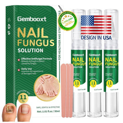 2026 Upgrade Toenail Fungus Treatment【GMP 0.34 Fl Oz (Pack of 3), White