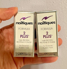 Nailtiques Formula # 2PLUS Nail Protein NEW in Box – 0.25 fl oz (7 ml) – 2 Pcs