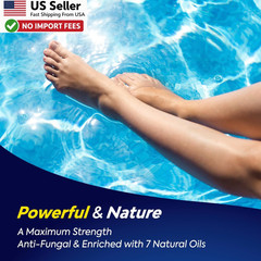 Toenail Fungus Treatment 25pct Undecylenic Acid AthletesFoot 2pcs Kit FROM USA