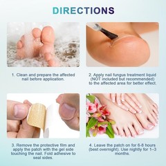 Fungal Nail Patch Treatment Antifungal Toenail & Fingernail Solution 20 Patches