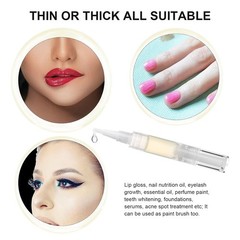10 pcs 5ml Empty Cuticle Oil Pen, Nail Oil Twist Pen with Brush, Eyelash Grow…