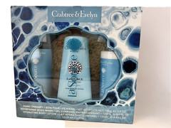 Crabtree & Evelyn LaSource 4 piece Gift Set Body Wash~Lotion~Loofah~Hand Therapy
