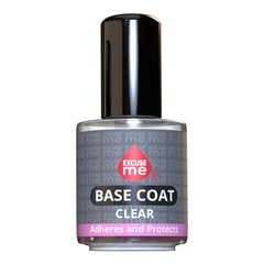 EXCUSE ME Duo Set Quick Dry Fast Top Coat + Base Clear Long