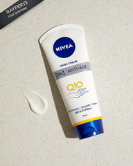 NIVEA Rejuvenating Hand Cream Anti-Age Care Q10 100 ml 3.38 Fl Oz (Pack of 1)