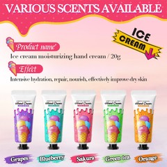 Set Of 5 Hand Lotion Evens Skin Tone Hand Cream Prevent Dryness Cracking